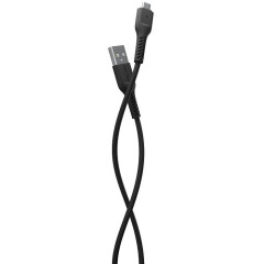 Кабель USB - microUSB, 1м, More Choice K16m Black