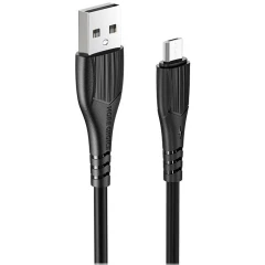 Кабель USB - microUSB, 1м, More Choice K22m Black