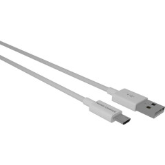 Кабель USB - microUSB, 1м, More Choice K24m White