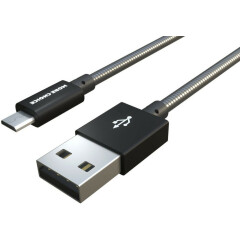 Кабель USB - microUSB, 1м, More Choice K31m Black