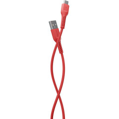 Кабель USB - USB Type-C, 1м, More Choice K16a Red