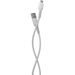 Кабель USB - USB Type-C, 1м, More Choice K16a White