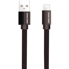 Кабель USB - USB Type-C, 1м, More Choice K20a Black