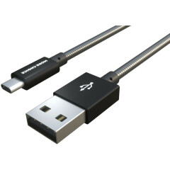 Кабель USB - USB Type-C, 1м, More Choice K31a Black