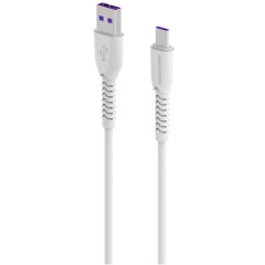 Кабель USB - USB Type-C, 1м, More Choice K51Sa White