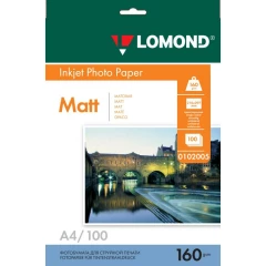 Бумага Lomond 0102005 (A4, 160 г/м2, 100 листов)