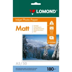 Бумага Lomond 0102068 (A5, 180 г/м2, 50 листов)