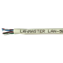 Бухта Lanmaster LAN-5EUTP-LSZH-WH, 305м