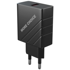 Сетевое зарядное устройство More Choice NC51QC Black