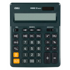 Калькулятор Deli EM888F Green