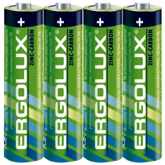 Батарейка Ergolux LR03-SR4 (AAA, 4 шт)