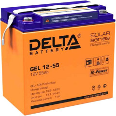 Аккумуляторная батареяя Delta GEL 12-55