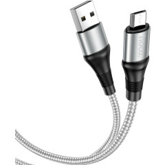 Кабель USB - microUSB, 1м, HOCO X50 Grey (HC-34228)