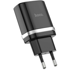 Сетевое зарядное устройство HOCO C12Q Black (HC-16279)