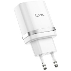 Сетевое зарядное устройство HOCO C12Q White (HC-16286)