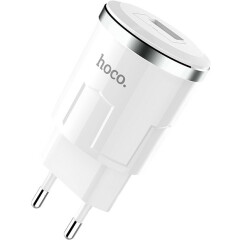 Сетевое зарядное устройство HOCO C37A Thunder White + Lightning Cable