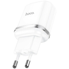 Сетевое зарядное устройство HOCO N3 Special single White + MicroUSB Cable