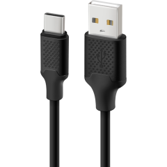 Кабель USB - USB Type-C, 1м, Unico DCTYPECBSUNC