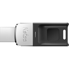 USB Flash накопитель 128Gb Netac US1 Silver/Black