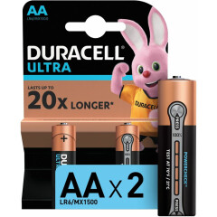 Батарейка Duracell Ultra (AA, Alkaline, 2 шт)