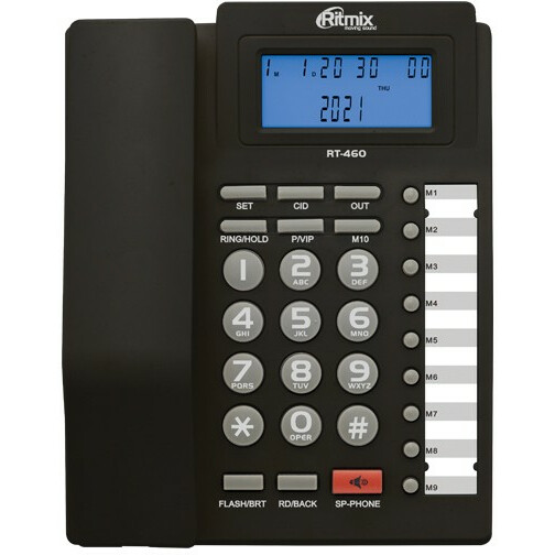 Телефон Ritmix RT-460 Black