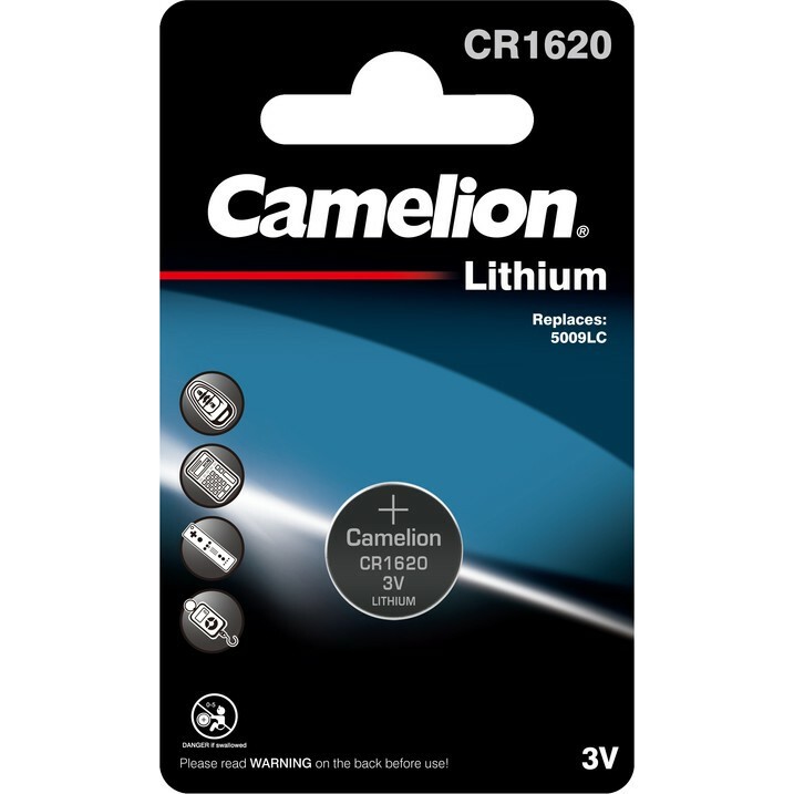 Батарейка Camelion (CR1620, Lithium, 1 шт)