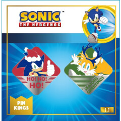 Значок Numskull Pin Kings Sonic the Hedgehog Modern Christmas 1.1 - набор из 2 шт