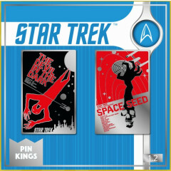 Значок Numskull Pin Kings Star Trek 1.2 - набор из 2 шт