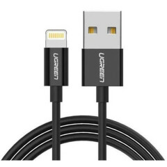 Кабель USB - Lightning, 1м, UGREEN US155 Black