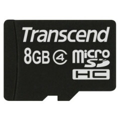 Карта памяти 8Gb MicroSD Transcend (TS8GUSDC4)