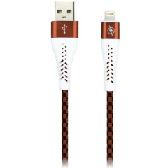 Кабель USB - Lightning, 1м, Smartbuy iK-512CSS-NB Brown