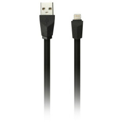 Кабель USB - Lightning, 1м, Smartbuy iK-512r-NB Black