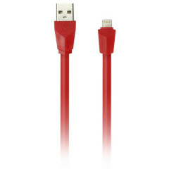 Кабель USB - Lightning, 1м, Smartbuy iK-512r-NB Red