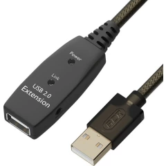 Кабель удлинительный USB 2.0 A (M) - A (F), 5м, Greenconnect GCR-53804