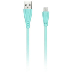 Кабель USB - microUSB, 1м, Smartbuy iK-12RG-NBl Green