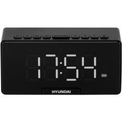 Часы-будильник Hyundai H-RCL400 Black