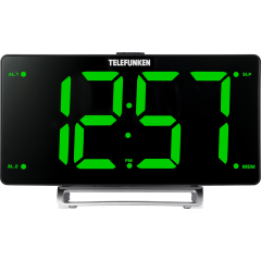 Радиобудильник Telefunken TF-1711U Black/Green