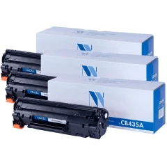 Картридж NV Print CB435A-SET3 Black