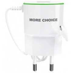 Сетевое зарядное устройство More Choice NC40m White/Green