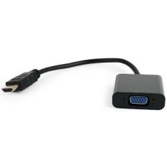 Переходник HDMI (M) - VGA (F), 0,15м, Bion BXP-A-HDMI-VGA-04