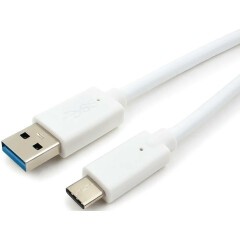 Кабель USB - USB Type-C, 1м, Bion BXP-CCP-USB3-AMCM-1M-W