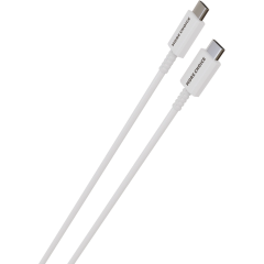 Кабель USB Type-C - USB Type-C, 1м, More Choice K76Sa White