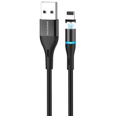 Кабель USB - Lightning, 1.2м, Borofone BU16 Black