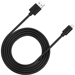 Кабель USB - Lightning, 2м, Canyon CNS-MFIC12B