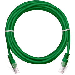 Патч-корд NETLAN EC-PC4UD55B-BC-PVC-030-GN-10, 3м, 10 шт.