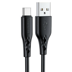 Кабель USB - USB Type-C, 1м, Borofone BX48 Black