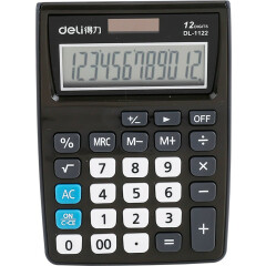 Калькулятор Deli E1122 Grey