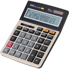 Калькулятор Deli E1672C Silver