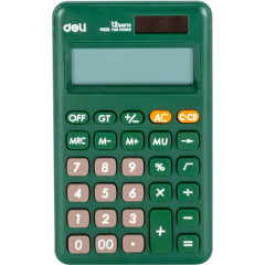 Калькулятор Deli EM120 Green