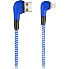 Кабель USB - USB Type-C, 1м, Smartbuy iK-512NSL-NB Blue